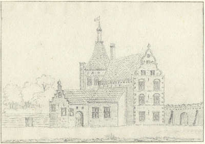 201539 Gezicht op het Huis te Linschoten (Noordlinschoterdijk 15) te Linschoten.