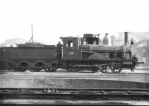 165054 Afbeelding van de stoomlocomotief nr. 13 Watergeus van de N.C.S. (serie 13-20) te Utrecht.