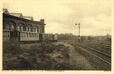 165121 Gezicht op het emplacement bij het N.C.S.-station Zeist te Zeist.