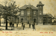 165126 Gezicht op het H.S.M.-station Almelo te Almelo.