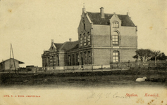 165225 Gezicht op het H.S.M.-station Kwadijk-Edam te Kwadijk.