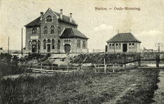 165249 Gezicht op het H.S.M.-station Oude Wetering te Oude Wetering.