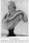 93782 Afbeelding van de buste van Joan Huydecoper van Maarsseveen in het landhuis Goudestein (Diependaalsedijk 19-21) ...