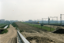 129120 Gezicht op de spoorlijn Utrecht-Amersfoort, ter hoogte van het Blauwkapelsepad op de grens tussen Utrecht en ...