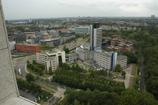 800470 Overzicht over het kantorenpark Rijnsweerd te Utrecht, vanaf het hoofdkantoor van het bank- en ...