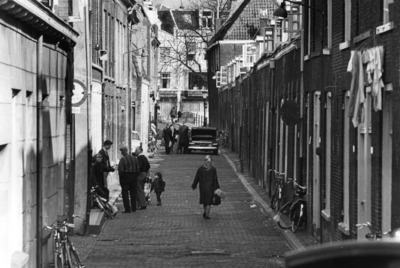 400669 Gezicht in het Lange Rozendaal te Utrecht.