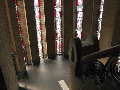 827838 Interieur van het voormalig Anatomisch Instituut (Bekkerstraat 141) van de faculteit Diergeneeskunde te Utrecht: ...