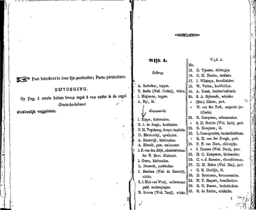  Algemeen adresboekje der gemeente Dordrecht. Voor het jaar 1854. Eerste jaargang, pagina 3