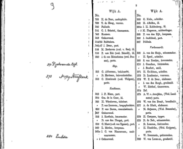  Algemeen adresboekje der gemeente Dordrecht. Voor het jaar 1854. Eerste jaargang, pagina 11