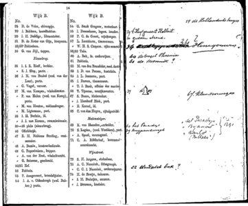  Algemeen adresboekje der gemeente Dordrecht. Voor het jaar 1854. Eerste jaargang, pagina 16
