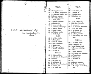  Algemeen adresboekje der gemeente Dordrecht. Voor het jaar 1854. Eerste jaargang, pagina 29