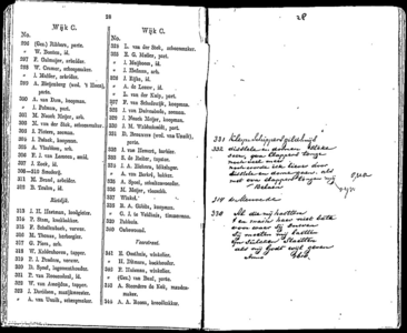  Algemeen adresboekje der gemeente Dordrecht. Voor het jaar 1854. Eerste jaargang, pagina 30
