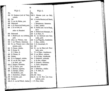  Algemeen adresboekje der gemeente Dordrecht. Voor het jaar 1854. Eerste jaargang, pagina 32