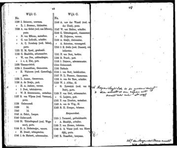  Algemeen adresboekje der gemeente Dordrecht. Voor het jaar 1854. Eerste jaargang, pagina 48