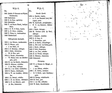  Algemeen adresboekje der gemeente Dordrecht. Voor het jaar 1854. Eerste jaargang, pagina 59
