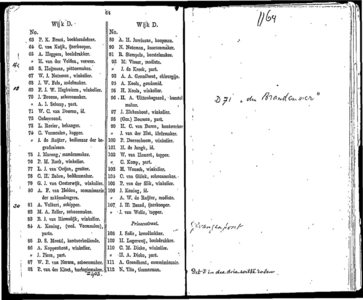  Algemeen adresboekje der gemeente Dordrecht. Voor het jaar 1854. Eerste jaargang, pagina 63