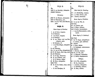  Algemeen adresboekje der gemeente Dordrecht. Voor het jaar 1854. Eerste jaargang, pagina 85