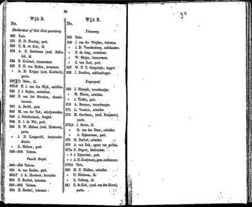  Algemeen adresboekje der gemeente Dordrecht. Voor het jaar 1854. Eerste jaargang, pagina 89