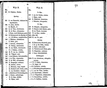  Algemeen adresboekje der gemeente Dordrecht. Voor het jaar 1854. Eerste jaargang, pagina 91