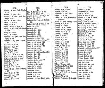  Algemeen adresboekje der gemeente Dordrecht. Voor het jaar 1854. Eerste jaargang, pagina 136