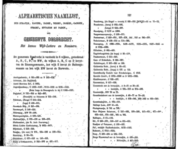  Algemeen adresboekje der gemeente Dordrecht. Voor het jaar 1854. Eerste jaargang, pagina 143