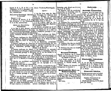  Adresboek voor Dordrecht, 1855. Eerste jaargang, pagina 12