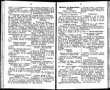  Adresboek voor Dordrecht, 1855. Eerste jaargang, pagina 20
