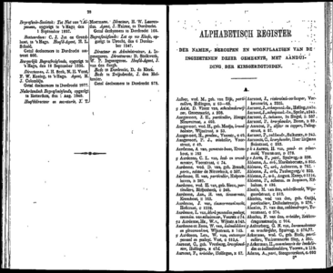  Adresboek voor Dordrecht, 1855. Eerste jaargang, pagina 21