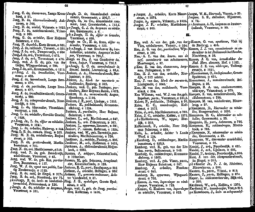  Adresboek voor Dordrecht, 1855. Eerste jaargang, pagina 40