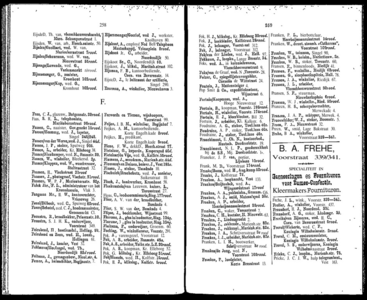  Adresboek van Dordrecht. Samengesteld uit het bevolkingsregister der Gemeente, pagina 134