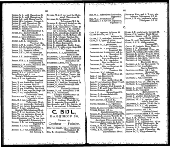  Adresboek van Dordrecht, samengesteld uit het Bevolkingsregister der Gemeente, pagina 116