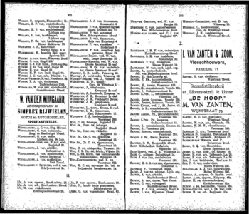  Adresboek van Dordrecht, samengesteld uit het Bevolkingsregister der Gemeente, pagina 189
