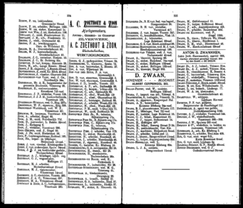  Adresboek van Dordrecht, samengesteld uit het Bevolkingsregister der Gemeente, pagina 190