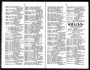  Adresboek van Dordrecht, samengesteld ui het bevolkingsregister der Gemeente, pagina 115