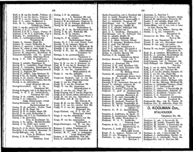  Adresboek van Dordrecht, samengesteld ui het bevolkingsregister der Gemeente, pagina 118