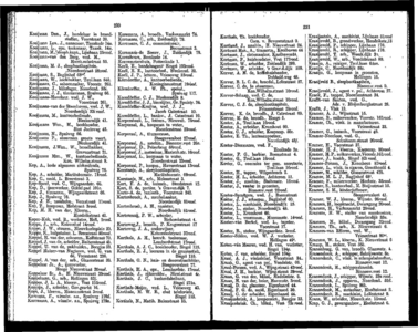  Adresboek van Dordrecht, samengesteld ui het bevolkingsregister der Gemeente, pagina 119