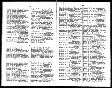  Adresboek van Dordrecht, samengesteld ui het bevolkingsregister der Gemeente, pagina 135