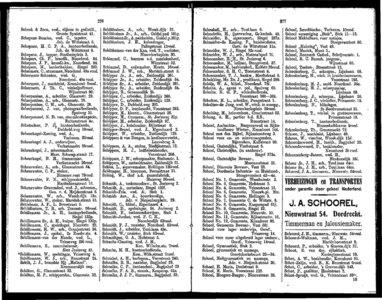  Adresboek van Dordrecht, samengesteld ui het bevolkingsregister der Gemeente, pagina 142