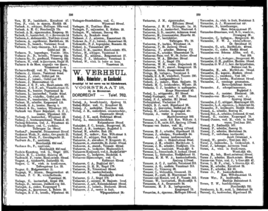  Adresboek van Dordrecht, samengesteld ui het bevolkingsregister der Gemeente, pagina 153