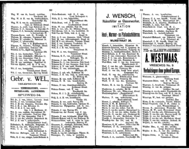 Adresboek van Dordrecht, samengesteld ui het bevolkingsregister der Gemeente, pagina 160