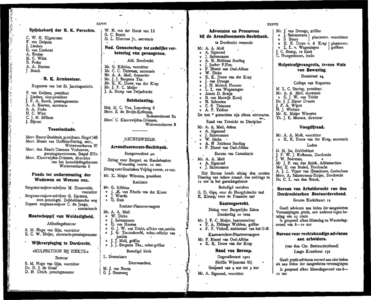  Adresboek van Dordrecht, samengesteld uit het bevolkingsregister der Gemeente, pagina 22