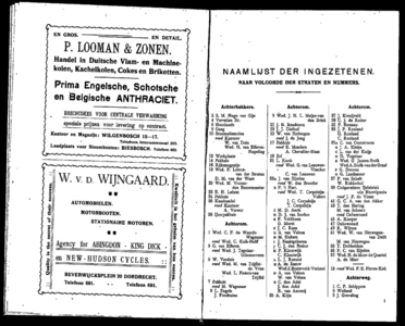  Adresboek van Dordrecht, samengesteld uit het bevolkingsregister der Gemeente, pagina 28