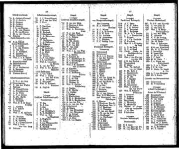  Adresboek van Dordrecht, met aanvullingslijst, samengesteld uit het bevolkingsregister der Gemeente, pagina 73