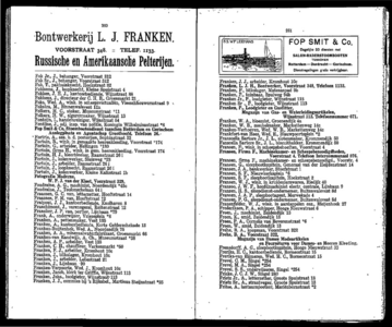  Adresboek van Dordrecht, met aanvullingslijst, samengesteld uit het bevolkingsregister der Gemeente, pagina 135