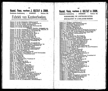  Adresboek van Dordrecht, met aanvullingslijst, samengesteld uit het bevolkingsregister der Gemeente, pagina 138