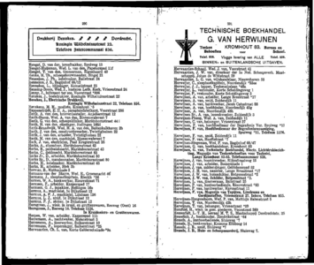  Adresboek van Dordrecht, met aanvullingslijst, samengesteld uit het bevolkingsregister der Gemeente, pagina 150