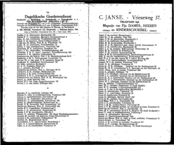  Adresboek van Dordrecht, met aanvullingslijst, samengesteld uit het bevolkingsregister der Gemeente, pagina 157