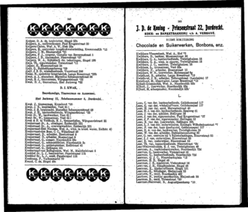  Adresboek van Dordrecht, met aanvullingslijst, samengesteld uit het bevolkingsregister der Gemeente, pagina 178