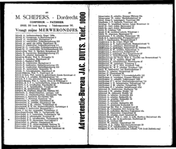  Adresboek van Dordrecht, met aanvullingslijst, samengesteld uit het bevolkingsregister der Gemeente, pagina 219