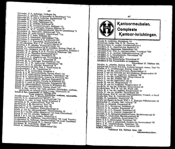  Adresboek van Dordrecht, met aanvullingslijst, samengesteld uit het bevolkingsregister der Gemeente, pagina 222